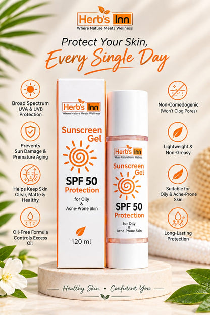 SPF 50 Sunscreen Gel