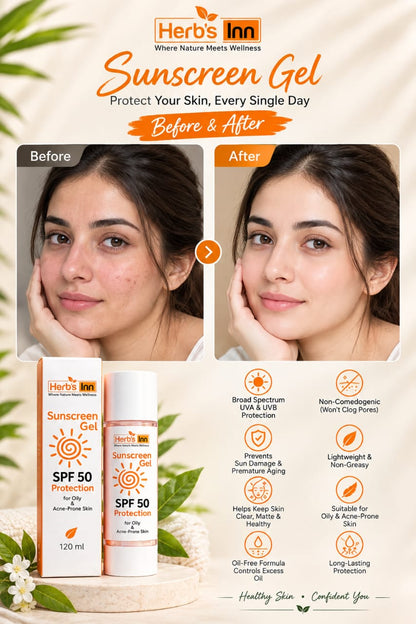 SPF 50 Sunscreen Gel